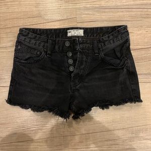 Free People | Black Shorts | Size 25